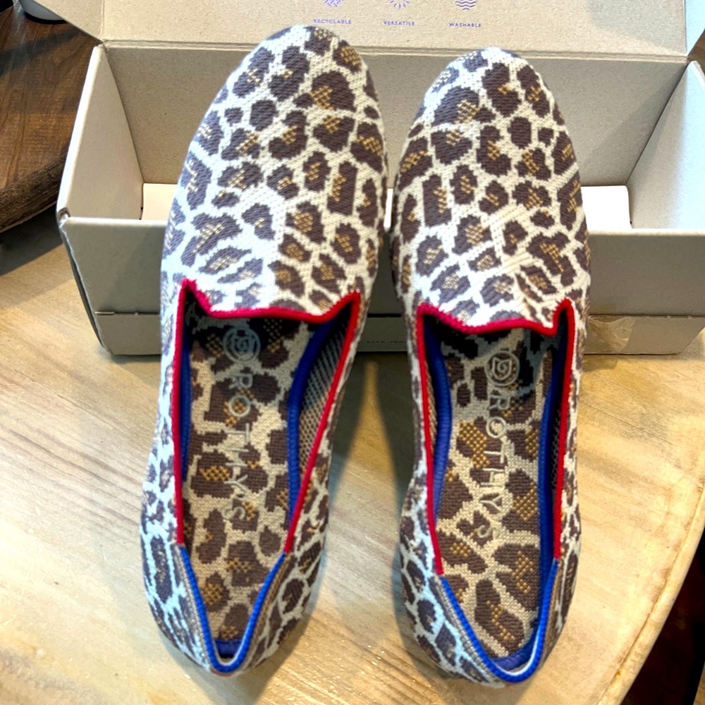 Rothy’s Leopard flats 7.5